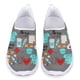 thumbnail image 1 of Ropa de enfermera, diseño de moda nocivo, zapatos de enfermería elásticos para mujer, zapatillas de malla transpirables, zapatos planos sin cordones, 1 of 5
