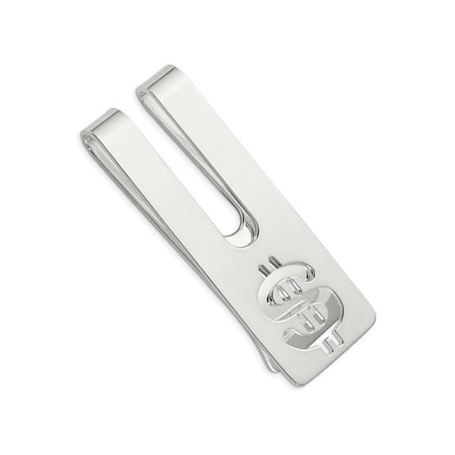Pince à Billets en Argent Sterling Découpé pour Hommes