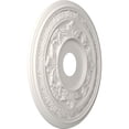 thumbnail image 2 of Ekena Millwork 19"OD x 3 1/2"ID x 1"P Baltimore Thermoformed PVC Ceiling Medallion (Fits Canopies up to 7 3/4"), UltraCover Satin Blossom White, 2 of 10