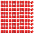 thumbnail image 1 of Toystoory Tapas de válvulas de neumáticos a prueba de lluvia de 100 Uds., cubiertas de vástago con anillo de sellado, válvulas de neumáticos Cubiertas para muebles de jardín No.1 Toystoory HA040606-01, 1 of 6