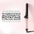thumbnail image 2 of Professional Automatic Rotating Curling Iron 1-inch - Fixed Temperature - Tourmaline Ceramic - Large Barrel for Long Hair & Thick Curls. Extra-Long, Oval-Shaped Hair Wand, 2 of 6