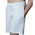 thumbnail image 2 of Men's Drawstring Cotton Lycra Sports Yoga Bermuda Shorts Pants, 2 of 2