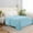 Aqua Blue, variant on General Premium Hotel Quality 1-Piece Flat Sheet, Luxury & Softest 1500 Thread Count Egyptian Quality Bedding Flat Sheet, Wrinkle, Stain and Fade Resistant, King, Grey