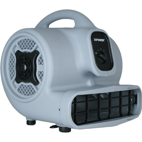 XPOWER P-400 1/4 HP 1600 CFM 3 Speed Multipurpose Air Mover, 3.0-Amp