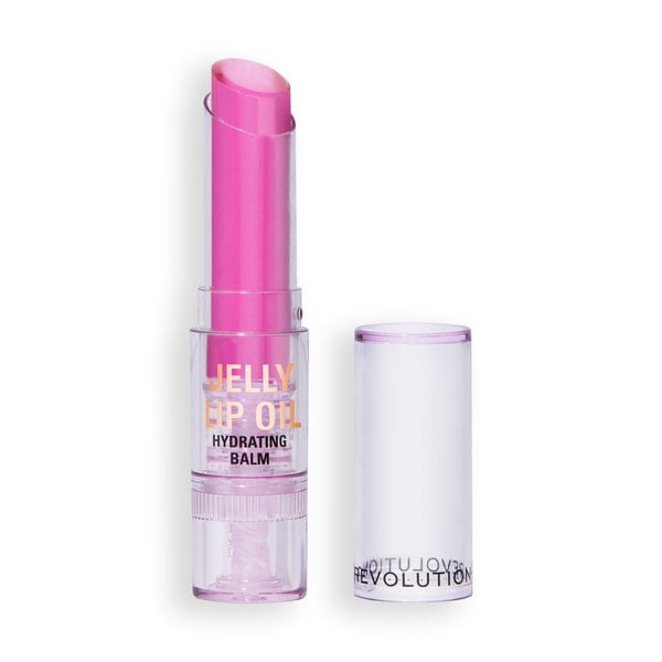 Revolution Jelly Lip Oil Stick, Hydrating with Hyaluronic Acid, Lilac Crush