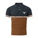 thumbnail image 5 of Blusa y camisa de manga corta con cuello vuelto para hombre, blusa de manga larga con solapa y botones estampados, blusa de poliéster para hombre, 5 of 5