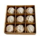 thumbnail image 1 of 9 piezas de pequeños colgantes navideños, adornos decorativos navideños, bolas navideñas colgantes para dorado, 1 of 9