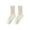 Beige, variant on GDREDA Ankle Socks Women's Fall/winter Thick Hoop Socks Thermal High Stocking Socks Black,One Size
