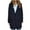 Navy, variant on ZVNAΖH Women's 2025 Spring Fall Long Blazer Jackets Long Sleeve Lapel Pockets Loose Fit Work Casual Blazers Outerwear