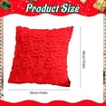 thumbnail image 3 of HOCIRET 20x20inch Plush 3D Christmas Tree Throw Pillows - Christmas Decor, Cozy Textured Cushions for Couch/Bed, 3 of 5