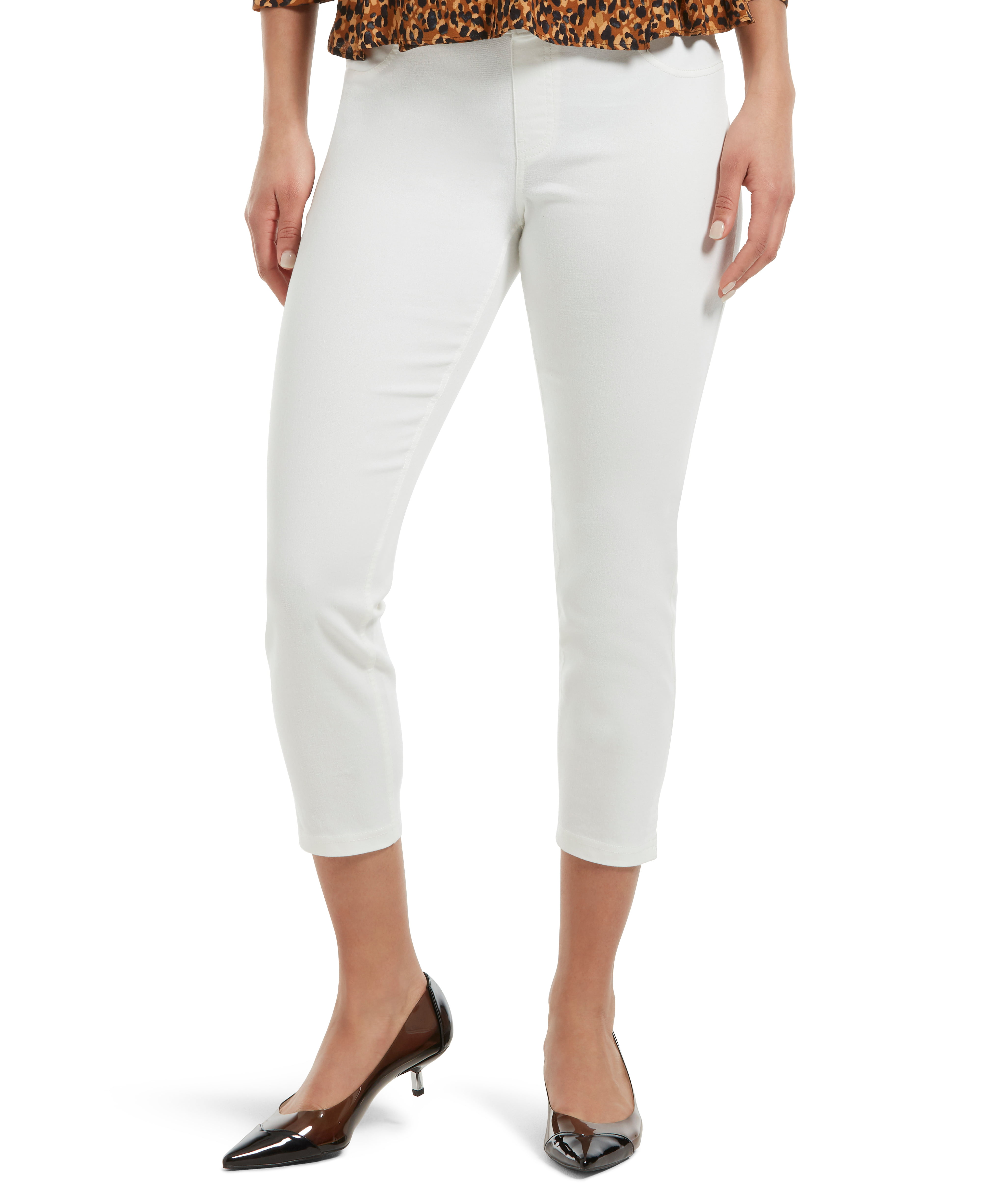 HUE Womens Ultra Soft Denim Capri Leggings Style-U20487 - Walmart.com