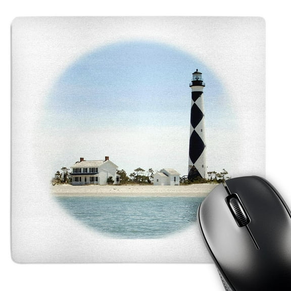 3dRose, North Carolina, Cape Lookout lighthouse - US34 LSE0035 - Lynn Seldon, MousePad