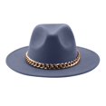 thumbnail image 3 of XINSHIDE Hat Fashionable Fedoras Men Wide For Women Dress Baseball Caps Casual Cap, 3 of 9