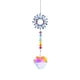 thumbnail image 2 of Colgante de Cristal Atrapasol | Campana de viento de vidrio multicolor Decoración de jardín para el hogar | Adorno colgante de hierro 13.8in | Regalo del árbol de la vida para exhibición de energía, 2 of 6