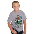 thumbnail image 3 of Wild and Free Bald Eagle Rose Tattoo Crewneck T Shirts Boy Girl Teen Brisco Brands L, 3 of 6