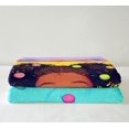 thumbnail image 3 of Sweet Black Fleece Bed Blanket 40"X50" American African Cute Sherpa Blanket Black Magical Throw Blanket Yellow Blue Purple Sherpa Blanket Girly Bedroom Decor, 3 of 6