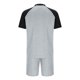 thumbnail image 5 of Pantalones de los Hombres Cintura Elástica, Color Casual Bloqueado, Manga Corta Cuello Redondo Bolsillo Shorts Conjunto, 5 of 9