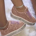 thumbnail image 6 of Puntoco Flat Shoes for Women Clearanc Womens Outdoor Flats Round Toe Non-Slip Sport Casual Shoes Single Shoes Pink 6(36), 6 of 7