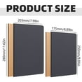 thumbnail image 3 of Weaklki A5 Kraft Paper Notebook Lined Journal Bulk,Notebook Paper,Sketchbook Note Pad Travel Notebook Notepad for Adult,Students,Gift,Office Supplies,36 Pages,A5 Squares,Black, 3 of 9