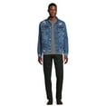thumbnail image 2 of No Boundaries Men's Denim Trucker Jacket, 2 of 5