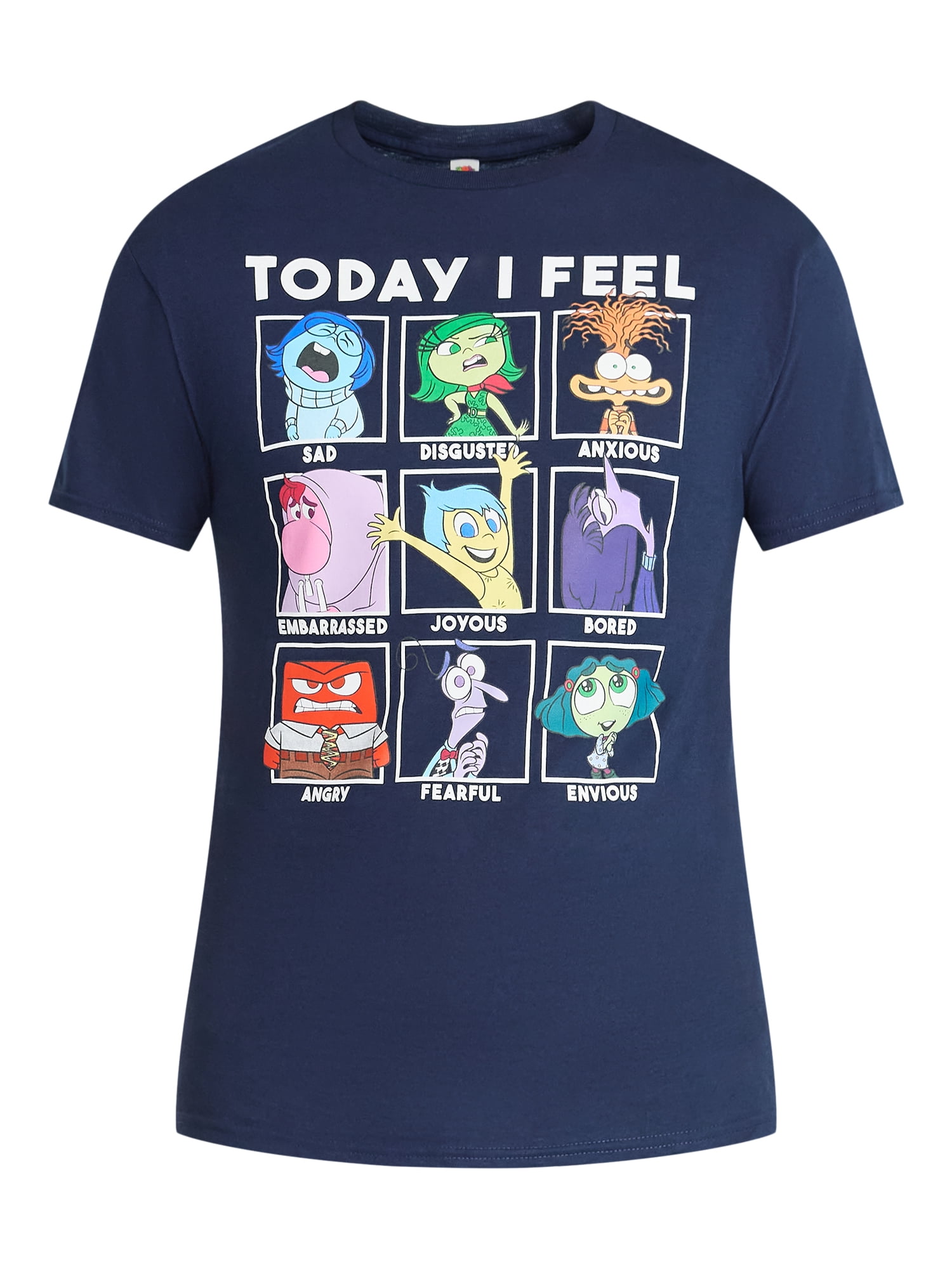 Inside Out 2, Men's and Big Men's Today I Feel Graphic Tee, Sizes S-3XL