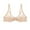 Beige, variant on Seductiva Clothing Bras for Women Thin Breathable Underwear for Women with Small Chest and Flat Chest Showing Big Gathered Outward Expansion Anti Drooping No Bra