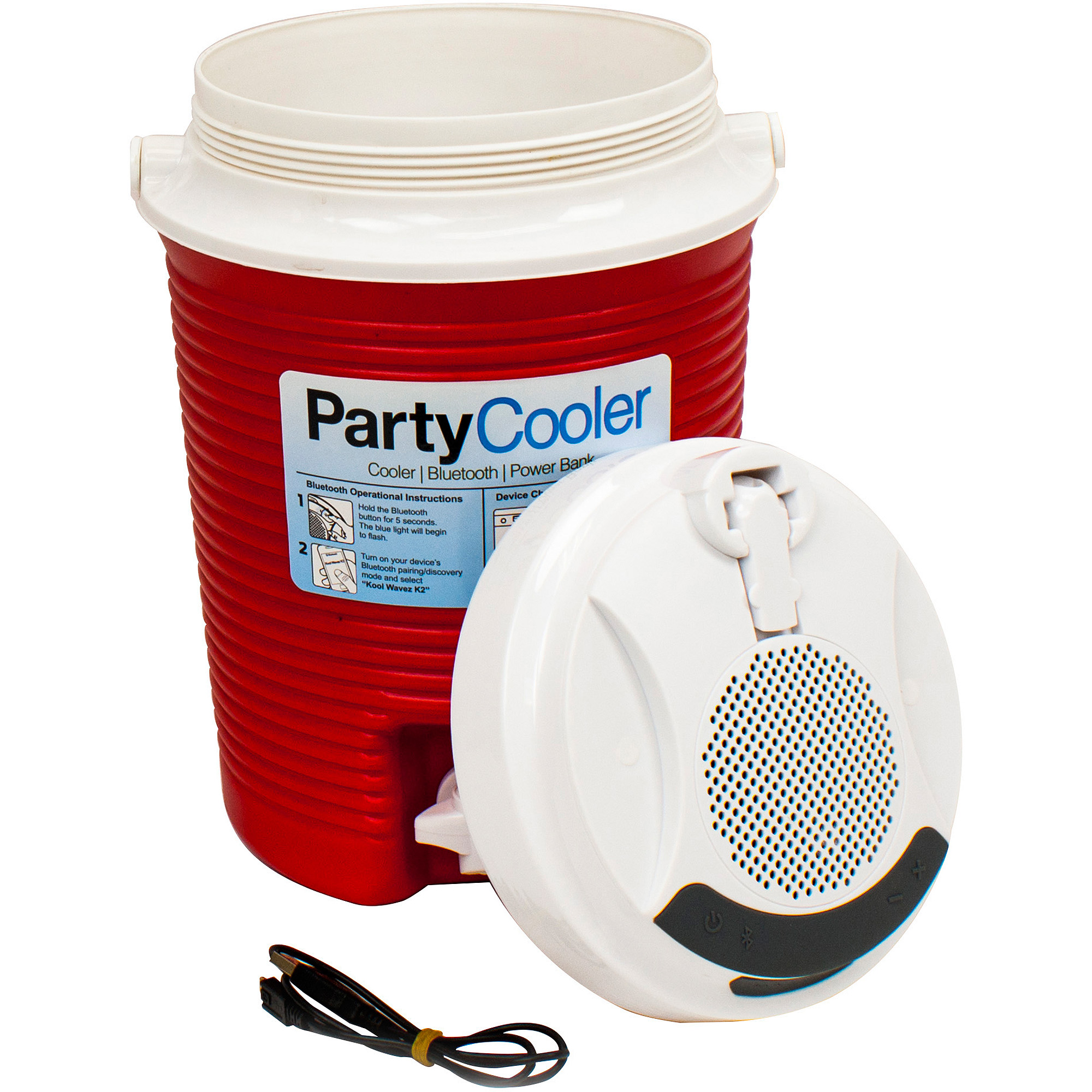 party cooler with speakers