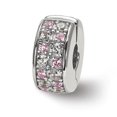 thumbnail image 1 of Perle Articulée en Argent Sterling Reflections Blanc & Rose CZ, 1 of 1