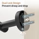 thumbnail image 4 of Black Toilet Paper Holder, Bathroom Tissue Holder Paper Roll Stainless Steel Wall Mount Matte Black, 4 of 4