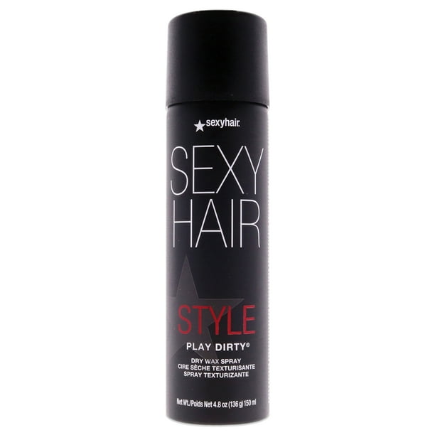 Style Sexy Hair Play Dirty Dry Wax Spray de Sexy Hair para unisex - 4.8 oz Spray Sexy Hair Sexy Hair