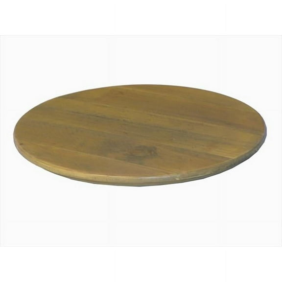 2 Day Designs Tabletop Lazy Susan - Natural Wood - 20in.W x 20in.D x 2in.H