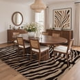 thumbnail image 2 of KUETH 9x12 Zebra Area Rugs Machine Washable Rugs for Living Room, Non Slip Flat Pile Rug with Rubber Backing, Modern Rug for Entryway Bedroom Dining Room Home Office, 2 of 10