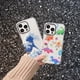 thumbnail image 3 of IML Funda De Teléfono De Doble Cara De Película mulching Para iPhone 11 14 Plus 12 13 Pro Max Moda Onda De Mar Dinosaurio Protección Cubierta, 3 of 4