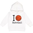 thumbnail image 2 of Inktastic I Heart Basketball Toddler Hoodie, 2 of 4