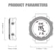 thumbnail image 5 of Reloj Deportivo Inteligente APACHE con Altímetro, Brújula, Podómetro y Resistencia al Agua de 50m - Ideal para Aventuras al Aire Libre, 5 of 6