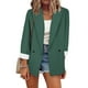 thumbnail image 2 of Chaqueta de manga larga para mujer, informal, sólida, con parte delantera abierta Fridja hkj3187, 2 of 6