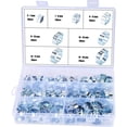 thumbnail image 1 of Pinces de Tuyau Style Injection de Carburant, 140 Pcs Pinces Durables Protection contre la Rouille Design Réglable pour Applications Larges, 1 of 5
