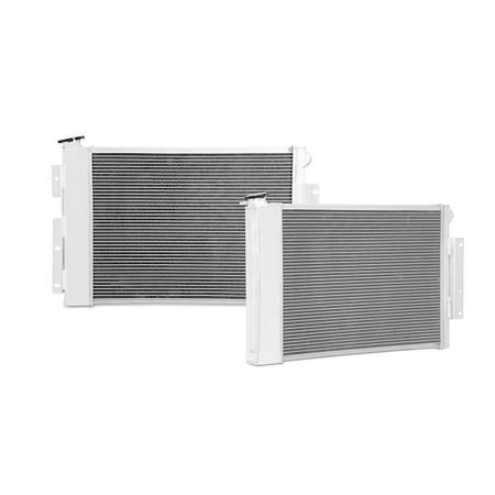 Royal Auto Parts Radiator Aluminum Compatible With Chevy Camaro 1967-1969 Polished Aluminum