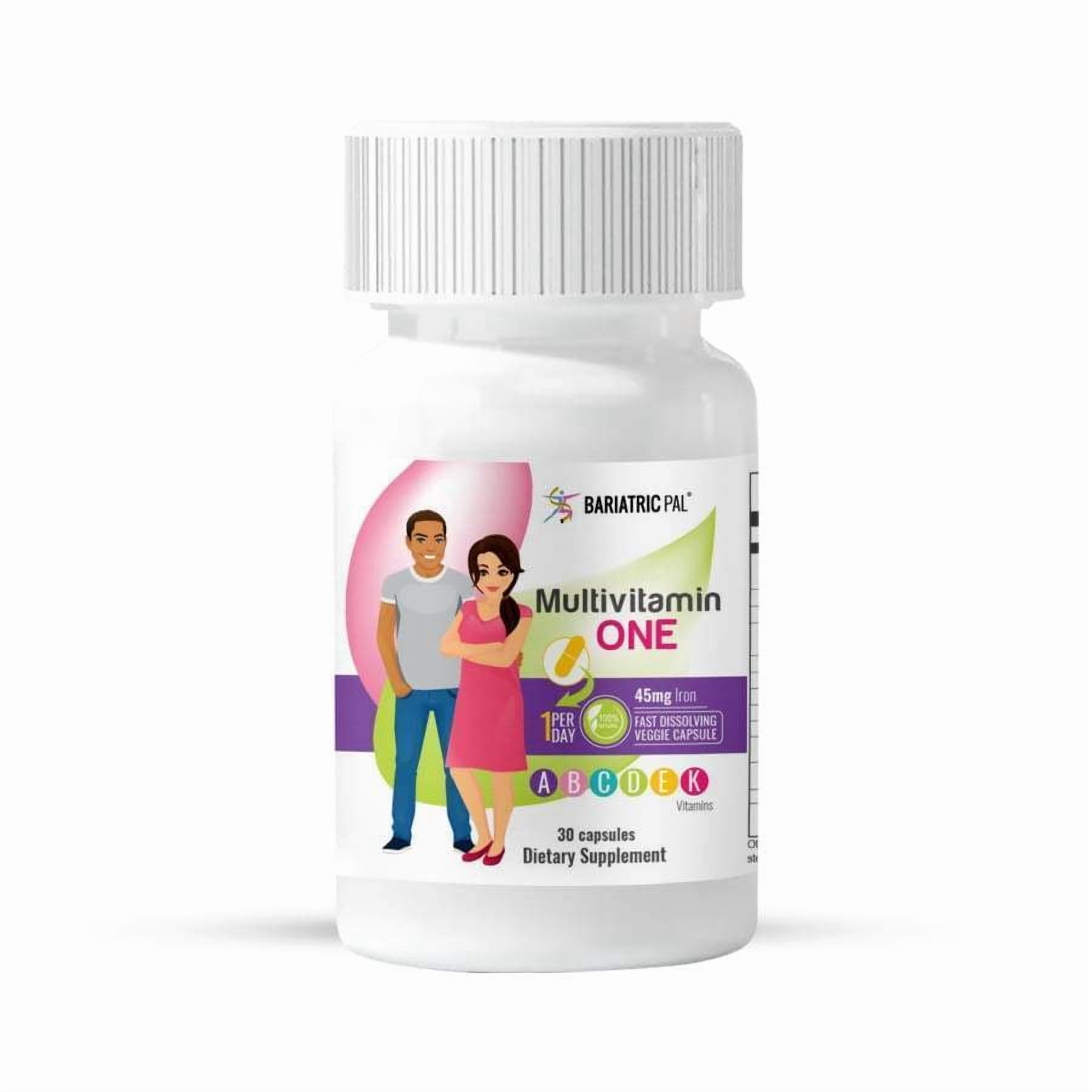 Duodenal Switch Vitamin Pack - Capsules Size: 1-Month Supply, BariatricPal Multivitamin ONE: Capsule with 45mg Iron, BariatricPal Calcium Citrate Soft Chews: Belgian Chocolate Caramel