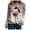 Silver, variant on Futezty Women Christmas Tree Sweatshirt 3D Print Graphic Xmas Sweaters Crewneck Long Sleeve Shirt Pullover