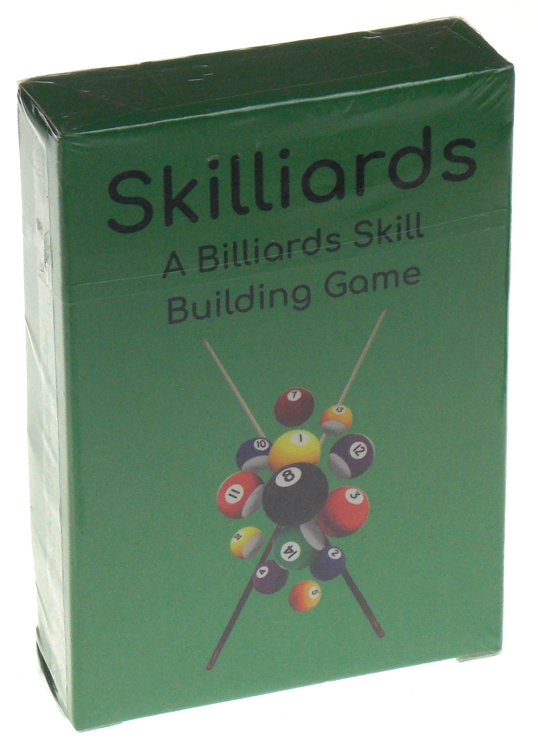 Skilliards - A Billiards Skill Building Card Game - Helps You Practice to Improve Your Game