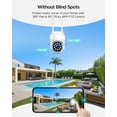 thumbnail image 3 of TOGUARD SC36 POE Wired Security Camera System Outdoor with 3TB Hard Drive 4K 8CH CCTV NVR 8Pcs 5MP PTZ Dome Surveillance Cameras HDMI Connector, 3 of 5