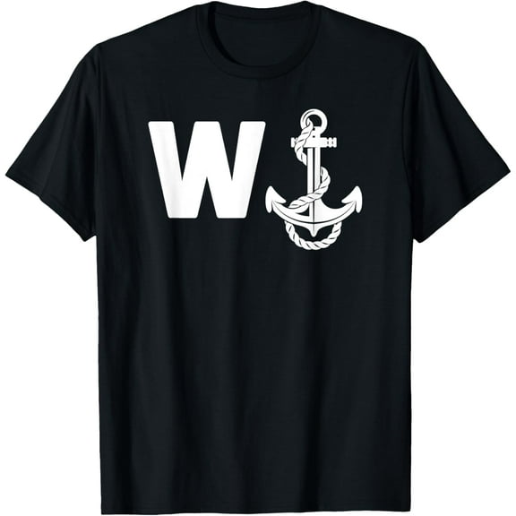 w-anchor funny wanker tee for Sailing Enthusiasts T-Shirt