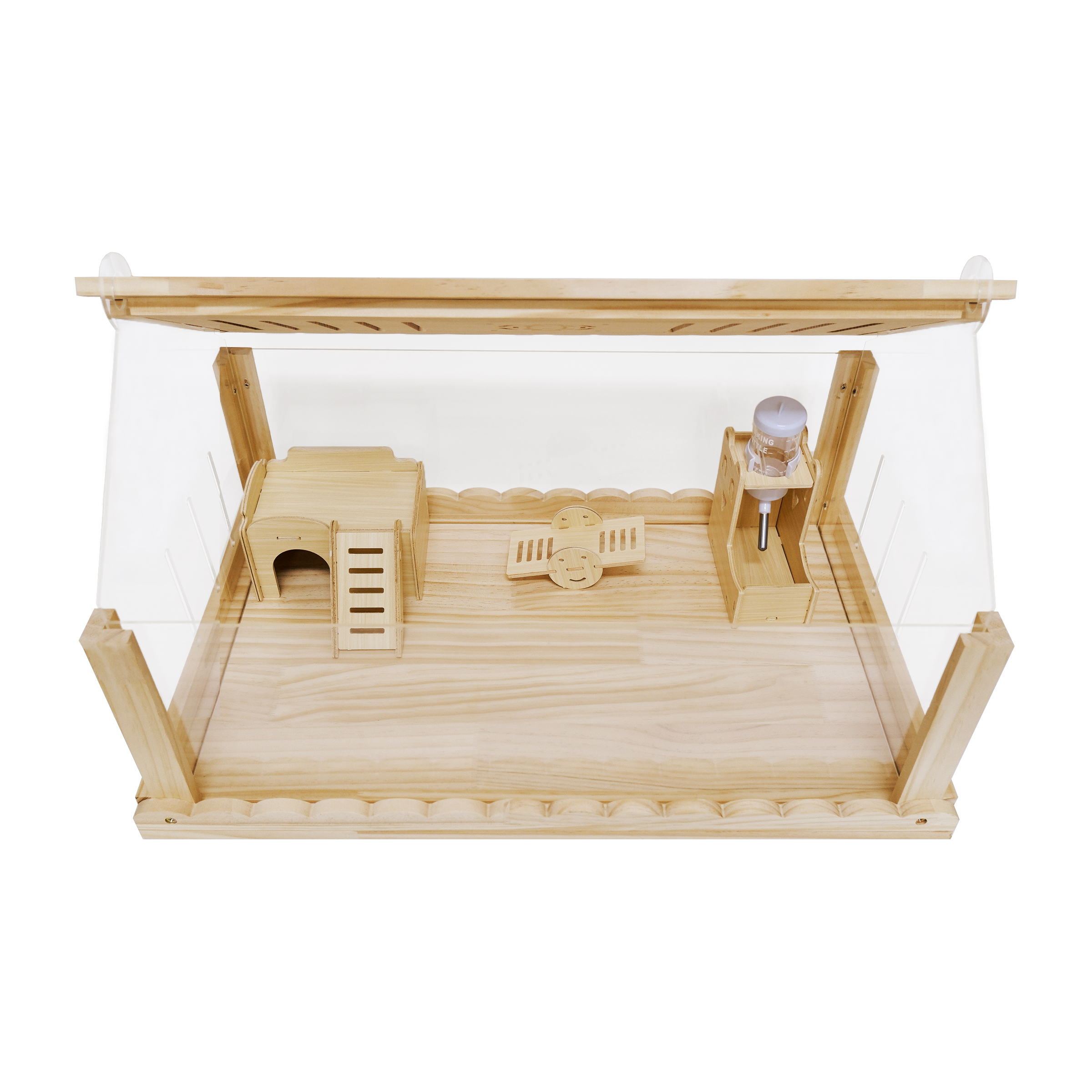 Sam's Pets Biscuit  24" Hamster Cage in Natural Oak