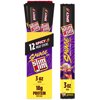 Slim Jim Savage Smoked Meat Sticks, Spicy Flavor, High Protein, 3.0 oz. (12-Count)