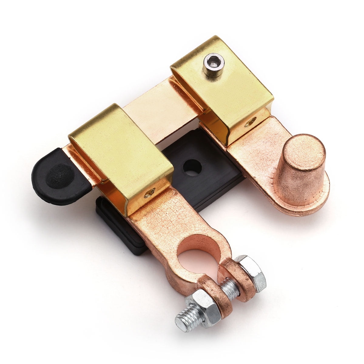 Housmile Knife Blade Switch Battery Disconnect Top Post Heavy Duty Shut Off Car 12/24V