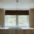 thumbnail image 2 of Solid Poplin Window Valance 58" Wide Chocolate Brown, 2 of 2