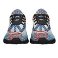 thumbnail image 5 of Hippie Peace Sign American flag Imagine All The People Living Life In Peace Shoes Sneakers Black Size 9, 5 of 7