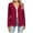 Red, variant on Fancifize Womens Lightweight Cardigan Sweaters Fall Button Down Cardigans Going Out Top Ribbed Knit Cute Trendy Outwear