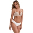thumbnail image 4 of DARING DIVA Women's Cotton Underwear Basic Briefs 5Pcs L Gray, White, Black, Pink, Beige, 4 of 6